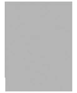 vidaXL Bedside Cabinet Grey 40x30x40 cm Chipboard