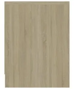 vidaXL Bedside Cabinets 2 pcs White and Sonoma Oak 40x30x40 cm Chipboard