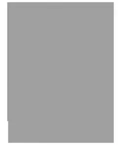 vidaXL Bedside Cabinets 2 pcs High Gloss Grey 40x30x40 cm Chipboard