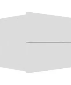 vidaXL Bedside Cabinets 2 pcs White 40x30x30 cm Chipboard