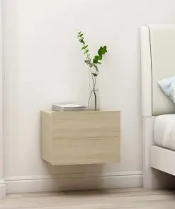 vidaXL Bedside Cabinets 2 pcs Sonoma Oak 40x30x30 cm Chipboard