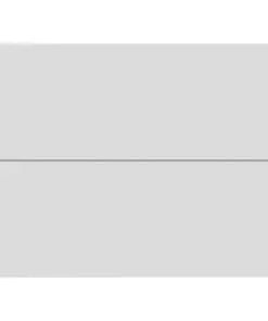 vidaXL Bedside Cabinets 2 pcs White and Sonoma Oak 40x30x30 cm Chipboard