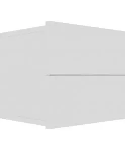 vidaXL Bedside Cabinets 2 pcs High Gloss White 40x30x30 cm Chipboard