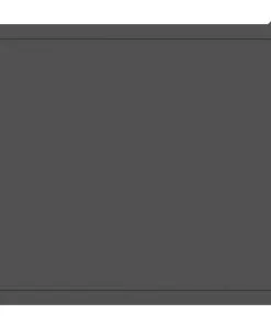 vidaXL Bedside Cabinet High Gloss Black 40x30x30 cm Chipboard