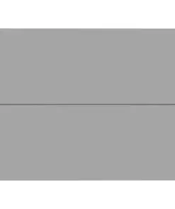 vidaXL Bedside Cabinets 2 pcs High Gloss Grey 40x30x30 cm Chipboard