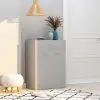vidaXL Shoe Cabinet Grey 60x35x84 cm Chipboard
