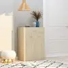 vidaXL Shoe Cabinet Sonoma Oak 60x35x84 cm Chipboard