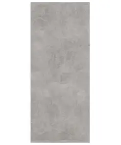 vidaXL Shoe Cabinet Concrete Grey 60x35x84 cm Chipboard