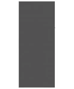 vidaXL Shoe Cabinet High Gloss Black 60x35x84 cm Chipboard