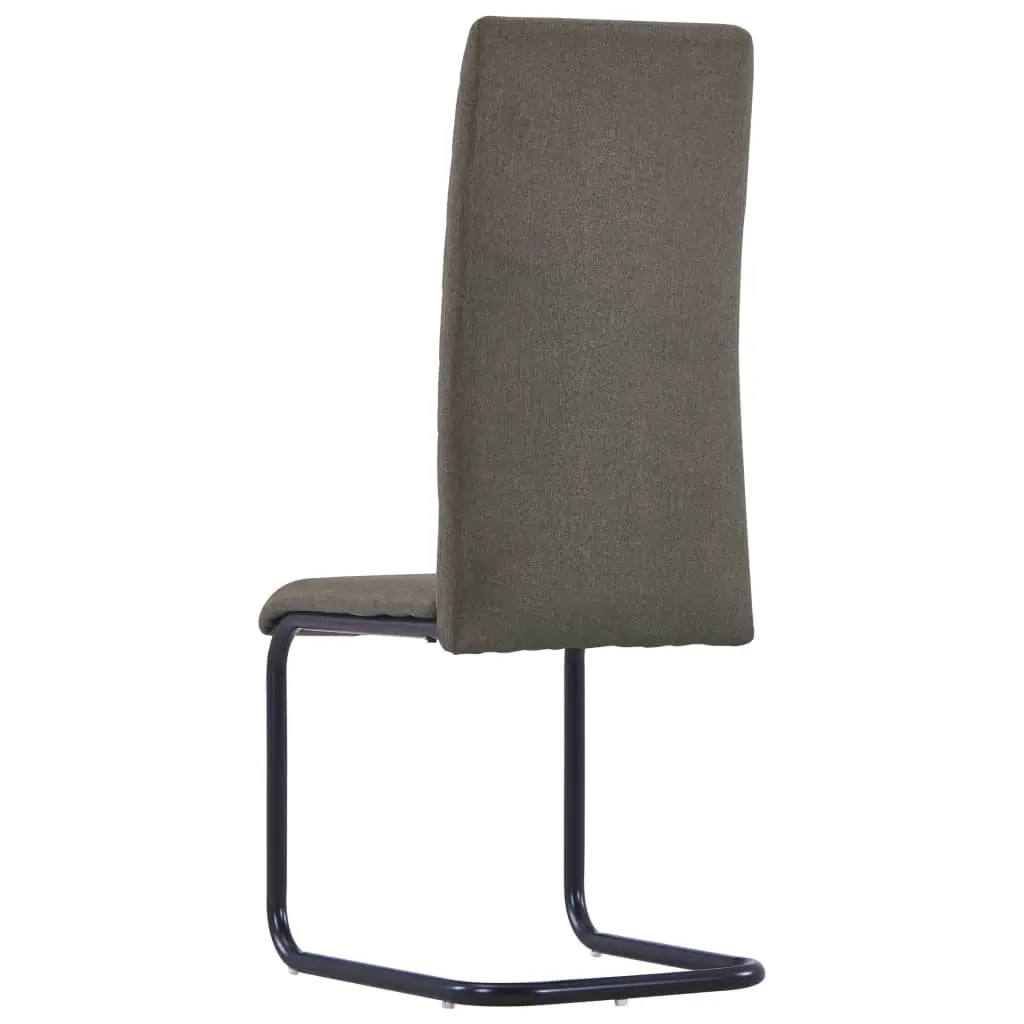 vidaXL Dining Chairs 6 pcs Taupe Fabric