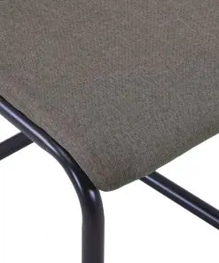 vidaXL Dining Chairs 6 pcs Taupe Fabric