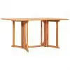 vidaXL Folding Butterfly Garden Table 150x90x75 cm Solid Teak Wood