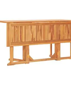 vidaXL Folding Butterfly Garden Table 150x90x75 cm Solid Teak Wood