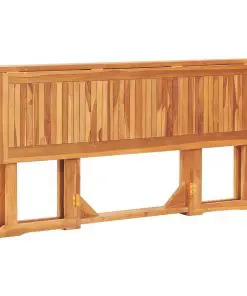 vidaXL 7 Piece Folding Outdoor Dining Set Solid Teak Wood