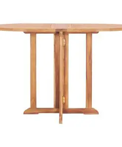 vidaXL Folding Butterfly Garden Table 120x70x75 cm Solid Teak Wood