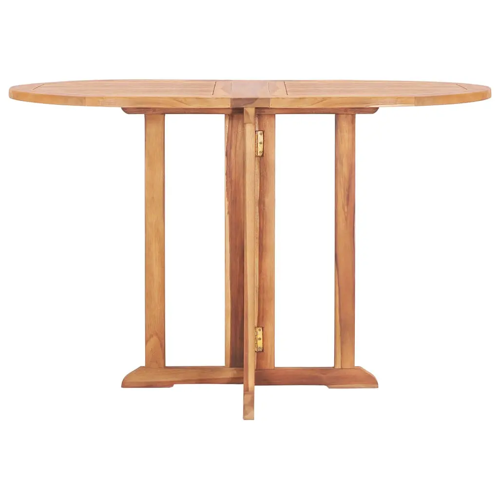 vidaXL Folding Butterfly Garden Table 120x70x75 cm Solid Teak Wood