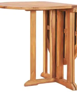 vidaXL Folding Butterfly Garden Table 120x70x75 cm Solid Teak Wood