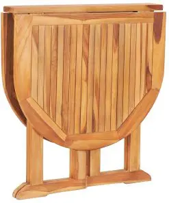vidaXL Folding Butterfly Garden Table 120x70x75 cm Solid Teak Wood