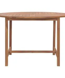vidaXL Garden Table 120×76 cm Solid Teak Wood