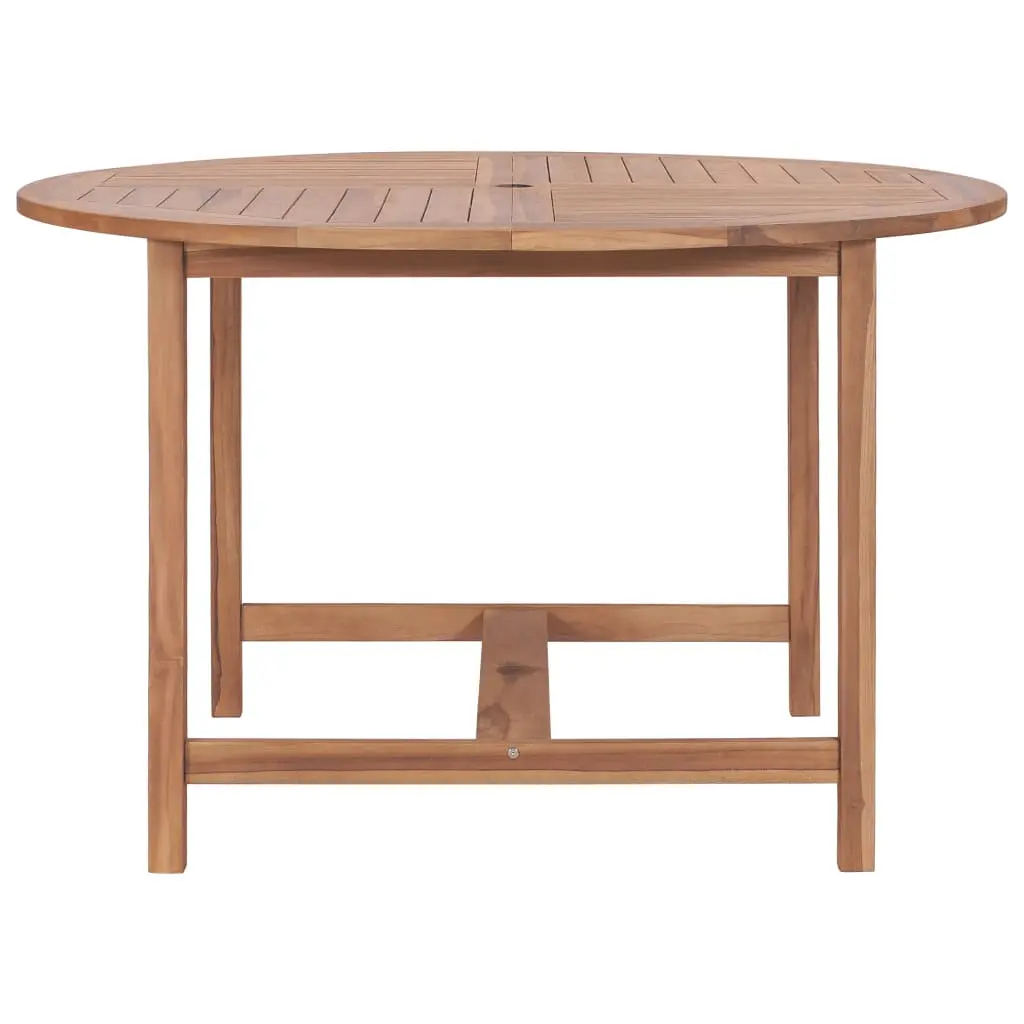 vidaXL Garden Table 120×76 cm Solid Teak Wood