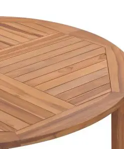 vidaXL Garden Table 120×76 cm Solid Teak Wood