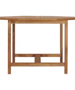 vidaXL Garden Table 120x120x75 cm Solid Teak Wood