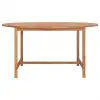vidaXL Garden Table 150×76 cm Solid Teak Wood