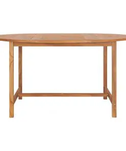 vidaXL Garden Table 150×76 cm Solid Teak Wood