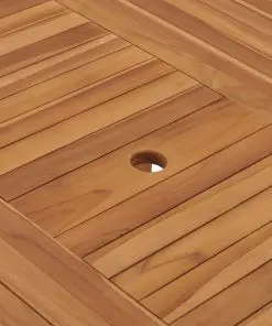 vidaXL Garden Table 150×76 cm Solid Teak Wood