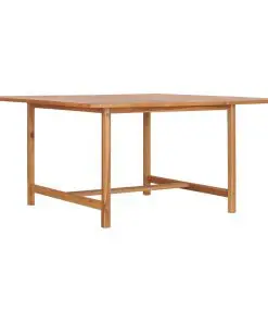 vidaXL Garden Table 150x150x76 cm Solid Teak Wood