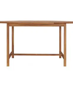 vidaXL Garden Table 150x150x75 cm Solid Teak Wood