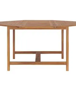 vidaXL Garden Table 150x150x75 cm Solid Teak Wood