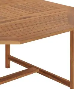 vidaXL Garden Table 150x150x75 cm Solid Teak Wood