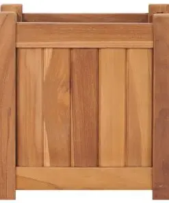 vidaXL Planter 30x30x30 cm Solid Teak Wood
