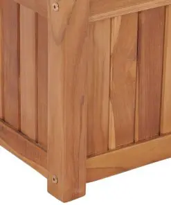 vidaXL Planter 30x30x30 cm Solid Teak Wood