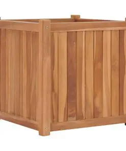 vidaXL Raised Bed 50x50x50 cm Solid Teak Wood