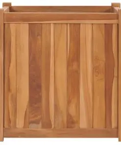 vidaXL Planter 50x50x50 cm Solid Teak Wood