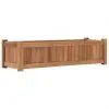 vidaXL Raised Bed 100x30x25 cm Solid Teak Wood vidaXL Raised Bed 100x30x25 cm Solid Teak Wood