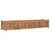 vidaXL Raised Bed 150x30x25 cm Solid Teak Wood vidaXL Raised Bed 150x30x25 cm Solid Teak Wood