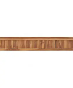 vidaXL Planter 150x30x25 cm Solid Teak Wood