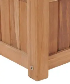 vidaXL Planter 150x30x25 cm Solid Teak Wood