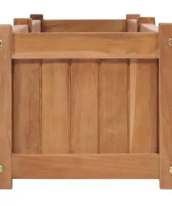 vidaXL Planter 200x30x25 cm Solid Teak Wood