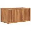 vidaXL Raised Bed 100x50x50 cm Solid Teak Wood vidaXL Raised Bed 100x50x50 cm Solid Teak Wood