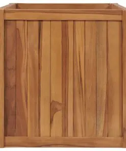 vidaXL Planter 100x50x50 cm Solid Teak Wood