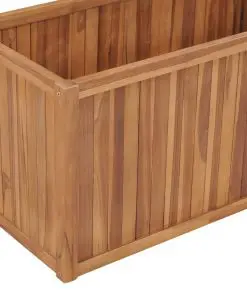 vidaXL Planter 100x50x50 cm Solid Teak Wood