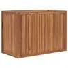 vidaXL Raised Bed 100x50x70 cm Solid Teak Wood vidaXL Raised Bed 100x50x70 cm Solid Teak Wood