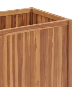 vidaXL Planter 100x50x70 cm Solid Teak Wood
