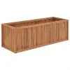 vidaXL Garden Raised Bed 150x50x50 cm Solid Teak Wood vidaXL Garden Raised Bed 150x50x50 cm Solid Teak Wood