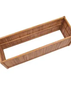 vidaXL Garden Planter 150x50x50 cm Solid Teak Wood