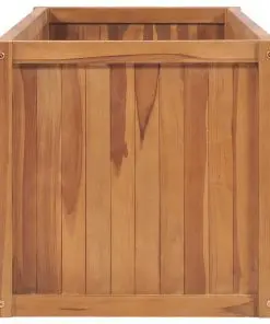 vidaXL Garden Planter 150x50x50 cm Solid Teak Wood